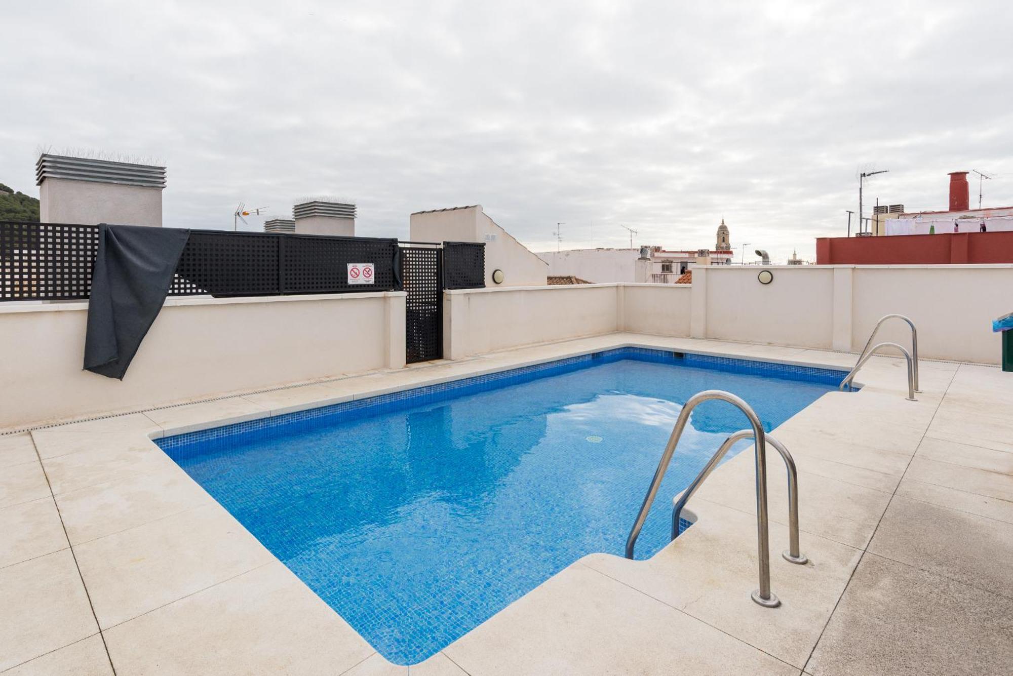 Historic Centre + Rooftop + Parking Malaga Exterior photo